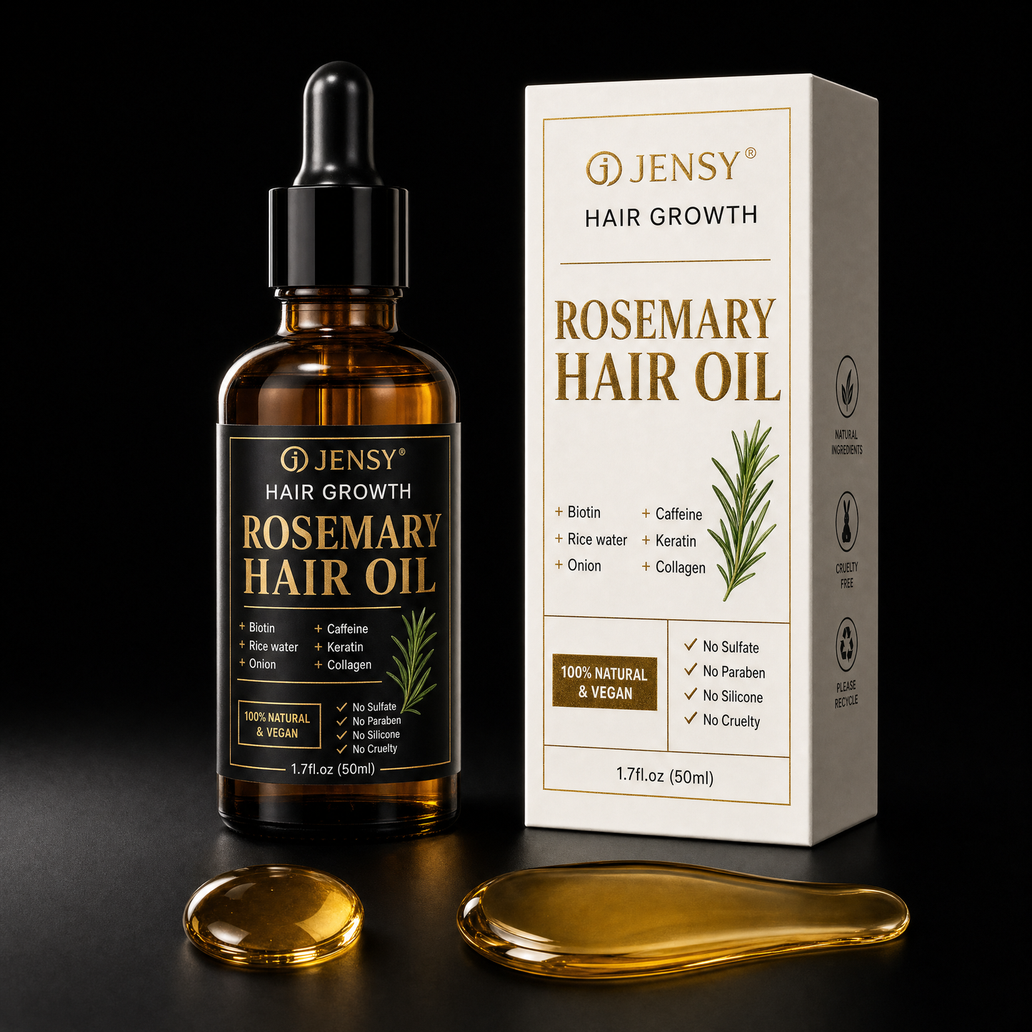 Organic Rosemary Hair Nourishing Oil